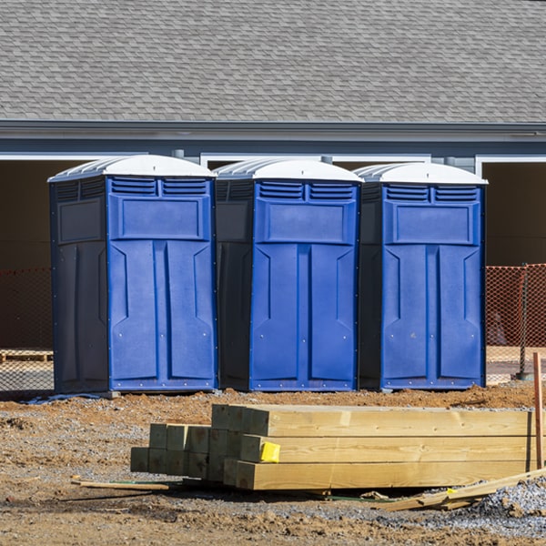 is there a specific order in which to place multiple porta potties in New Berlin